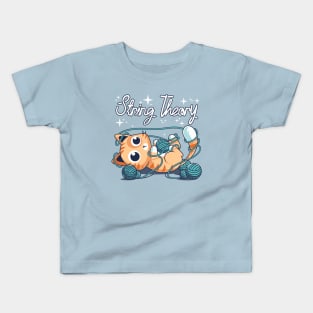 Kitty String Theory Kids T-Shirt